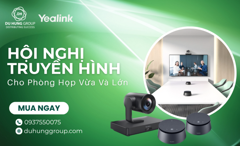 Hệ Thống Hội Nghị Truyền Hình Chuyên Nghiệp Cho Phòng Họp Vừa Và Lớn