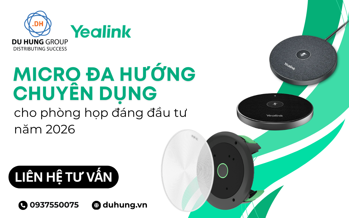 Micro đa hướng chuyên dụng cho phòng họp đáng đầu tư năm 2026