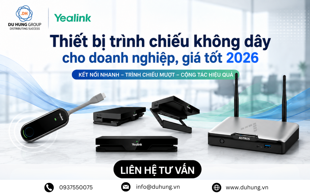 Thiết bị trình chiếu không dây cho doanh nghiệp, giá tốt 2026