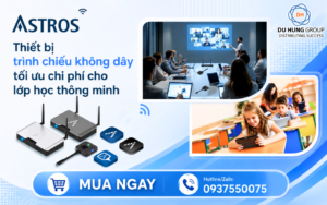 Thiết bị trình chiếu không dây tối ưu chi phí cho lớp học thông minh