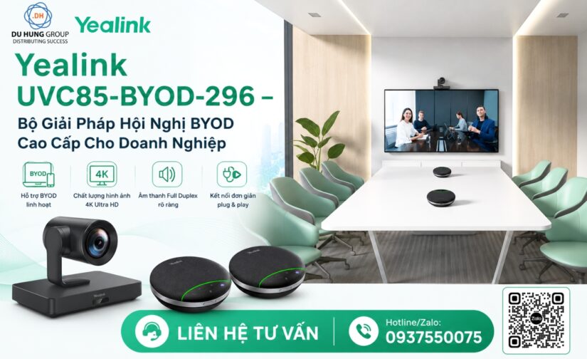 Yealink UVC85-BYOD-296 – Bộ Giải Pháp Hội Nghị BYOD Cao Cấp Cho Doanh Nghiệp