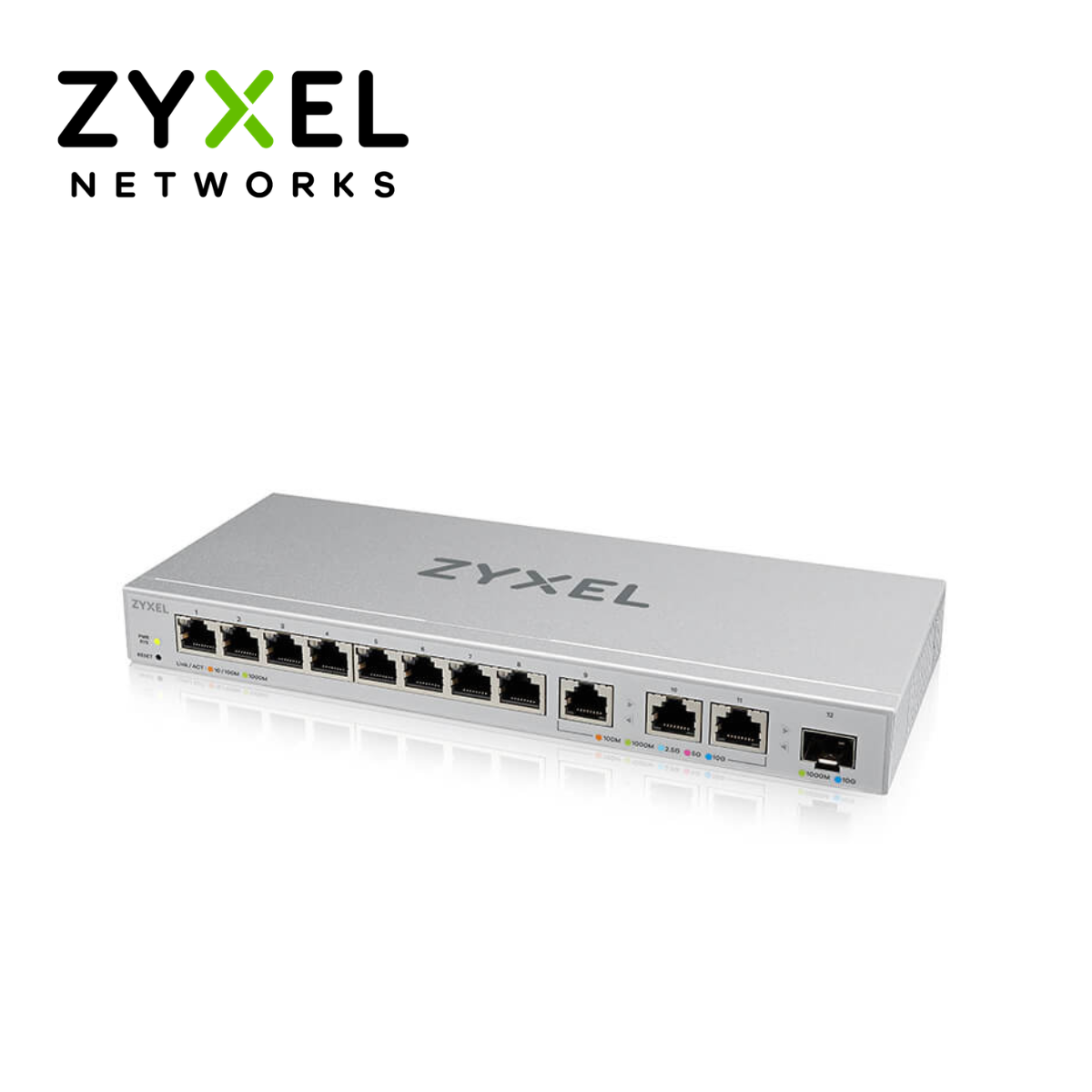 Zyxel XGS1250-12 Bộ chuyển mạch Switch 12 Cổng Multi-Gigabit