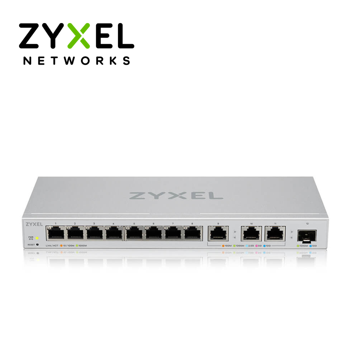 Zyxel XGS1250-12 Bộ chuyển mạch Switch 12 Cổng Multi-Gigabit