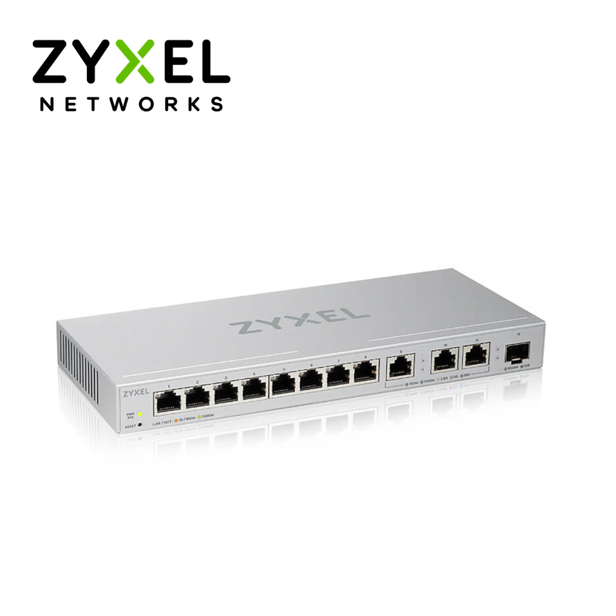 Zyxel XGS1250-12 Bộ chuyển mạch Switch 12 Cổng Multi-Gigabit