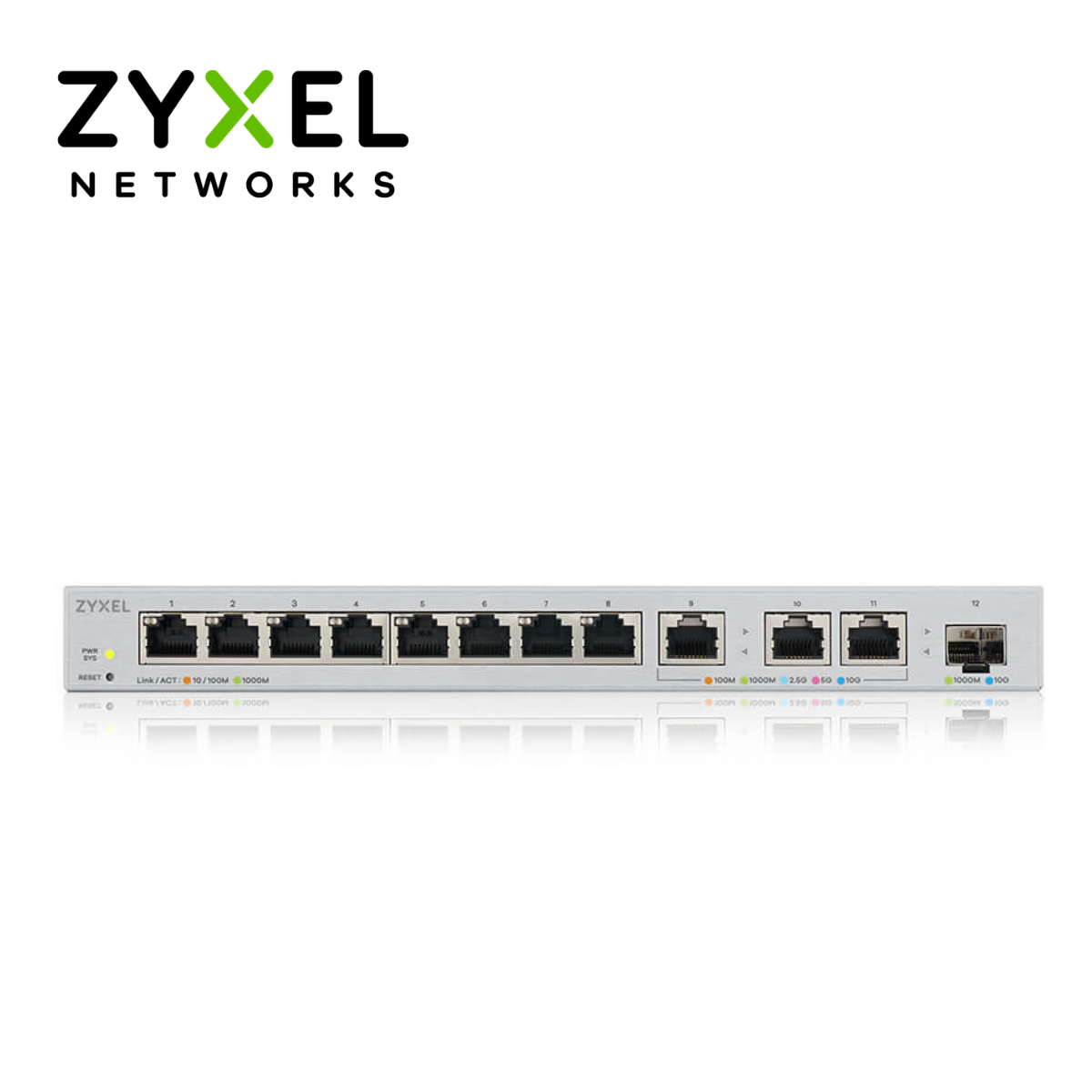 Zyxel XGS1250-12 Bộ chuyển mạch Switch 12 Cổng Multi-Gigabit