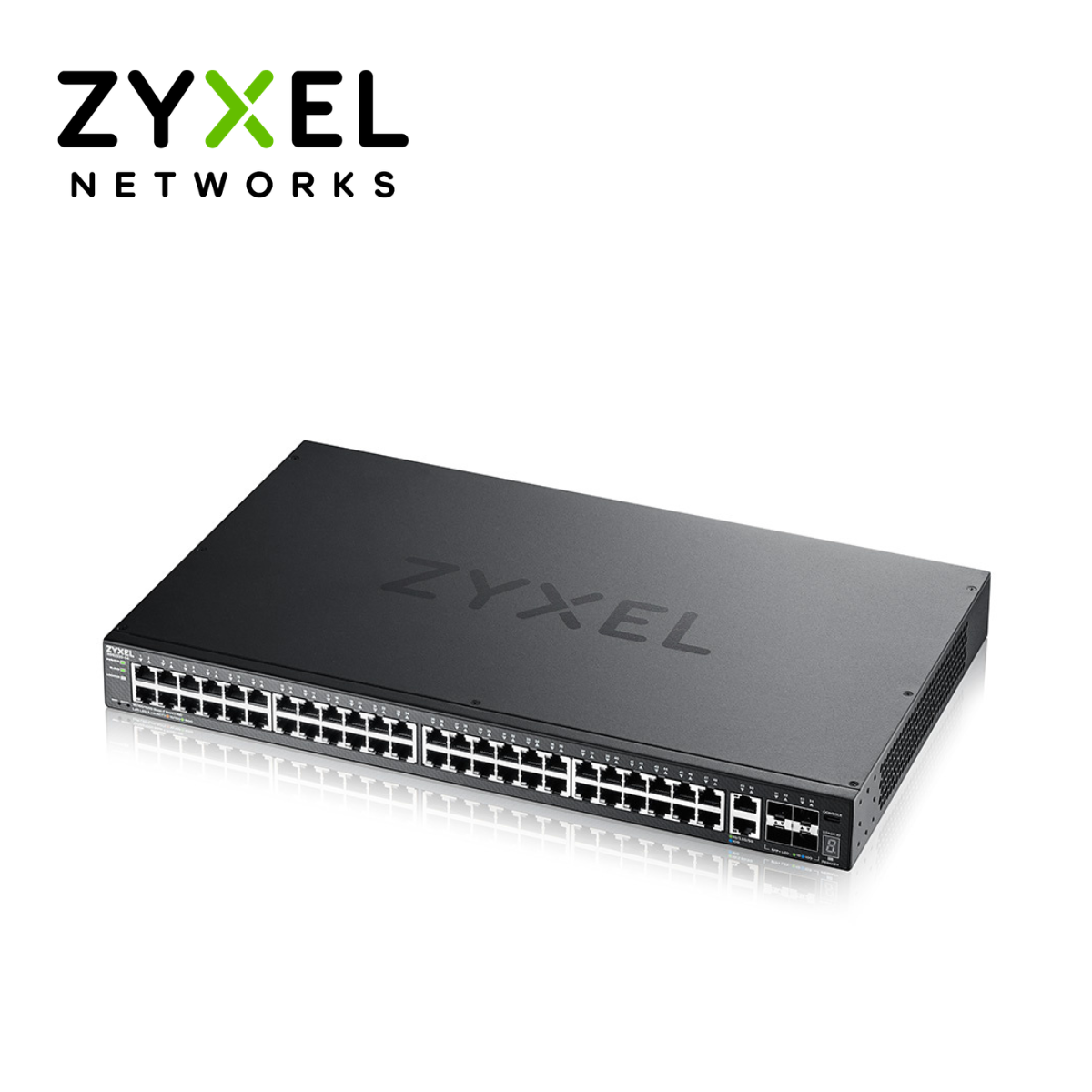 Bộ chuyển mạch Switch Zyxel XGS2220 Series 24/48 cổng với 6 đường Uplink 10G