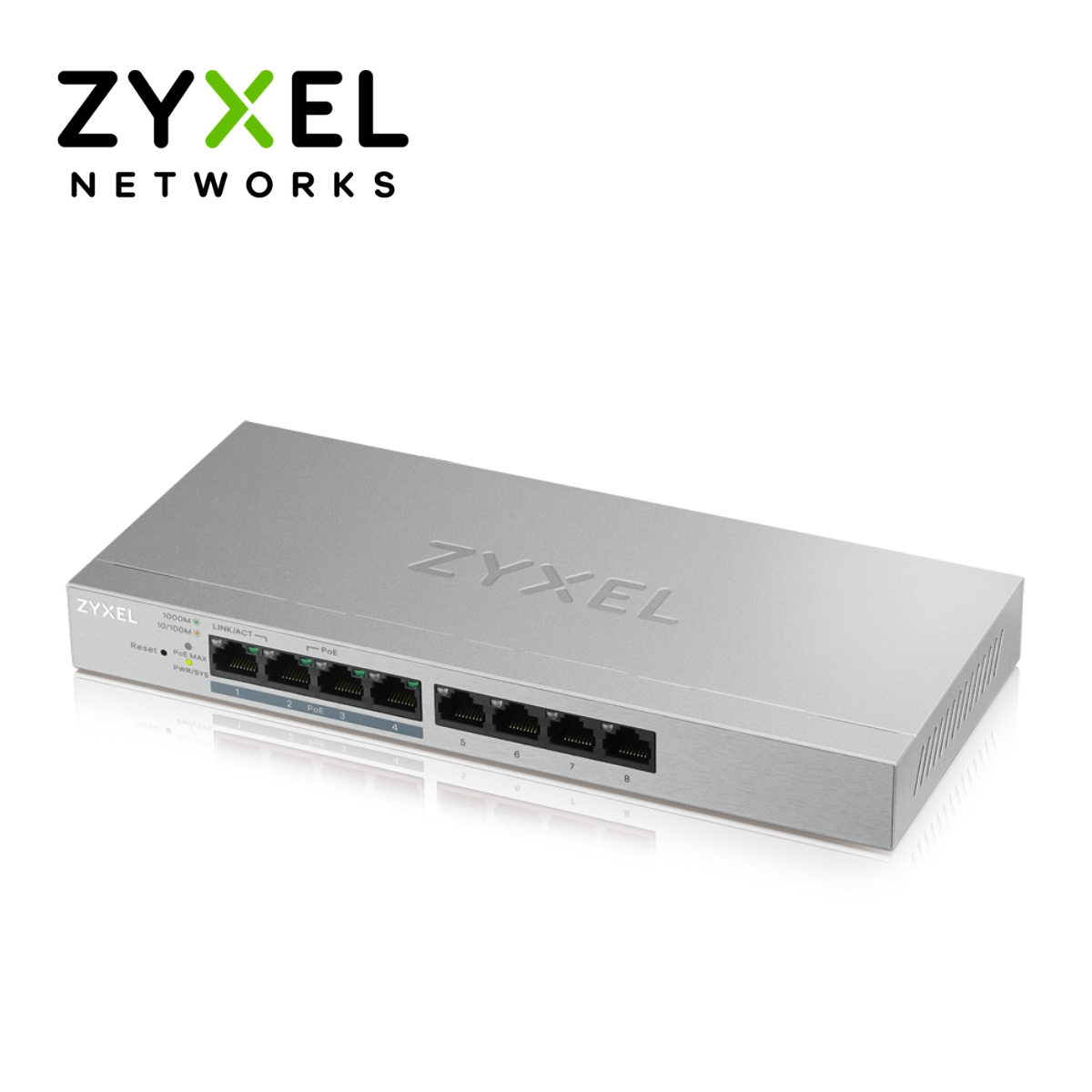 Zyxel GS1200 PoE Series Bộ chuyển mạch 5 cổng/8 cổng Gigabit