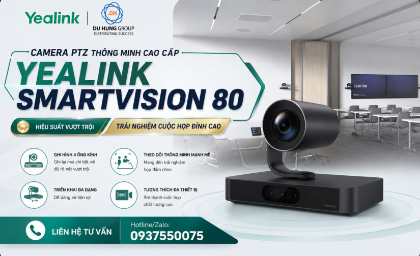 Camera PTZ thông minh cao cấp Yealink SmartVision 80