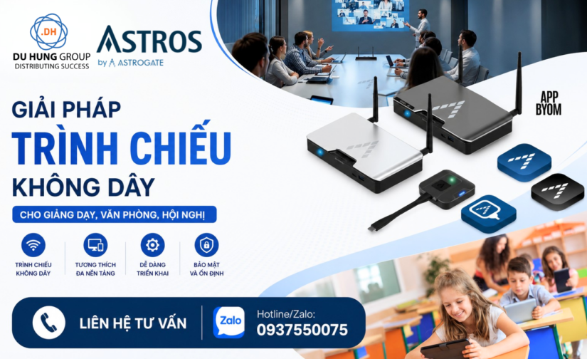 Giải pháp trình chiếu không dây cho giảng dạy, văn phòng, hội nghị