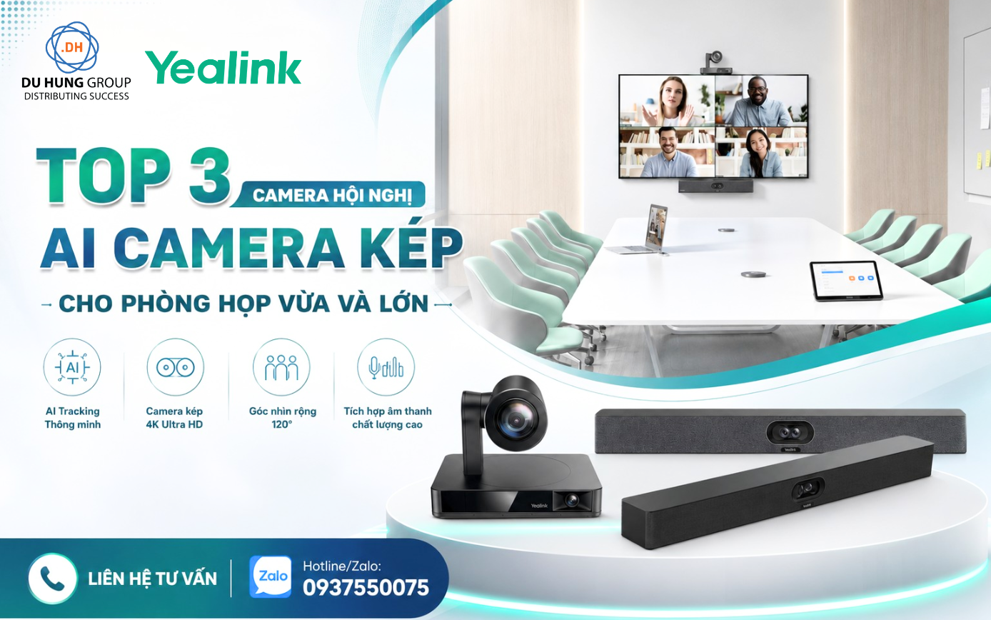 Top 3 Camera Hội Nghị AI Camera Kép Cho Phòng Họp Vừa Và Lớn (2)
