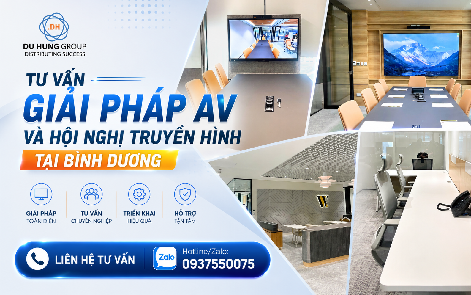 Tư vấn giải pháp AV và hội nghị truyền hình tại Bình Dương