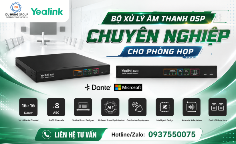 Bộ Xử Lý Âm Thanh DSP Chuyên Nghiệp Cho Phòng Họp