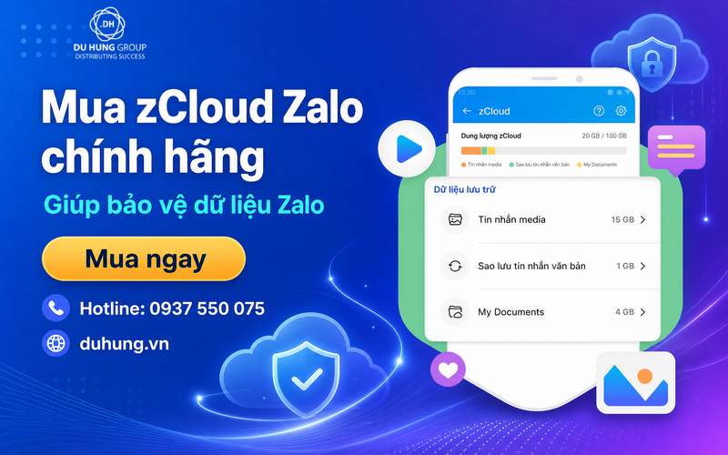 Đăng ký zCloud Zalo chính hãng – Giải pháp lưu trữ tiện lợi cho người dùng Zalo