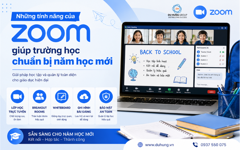 Bí quyết chuẩn bị năm học mới với các tính năng mạnh mẽ của Zoom