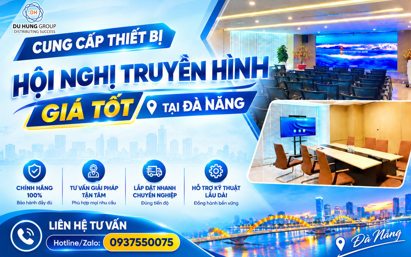 Cung cấp thiết bị hội nghị truyền hình giá tốt tại Đà Nẵng