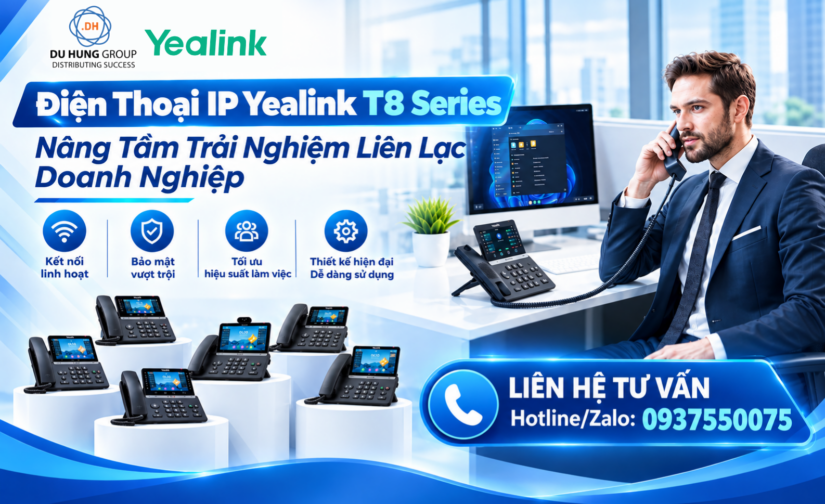 Điện Thoại IP Yealink T8 Series – Nâng Tầm Trải Nghiệm Liên Lạc Doanh Nghiệp
