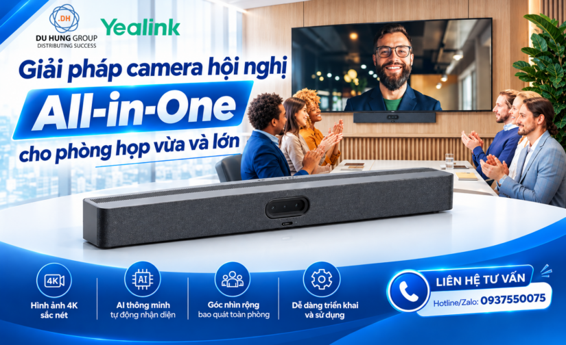 Giải pháp camera hội nghị All-in-One cho phòng họp vừa và lớn