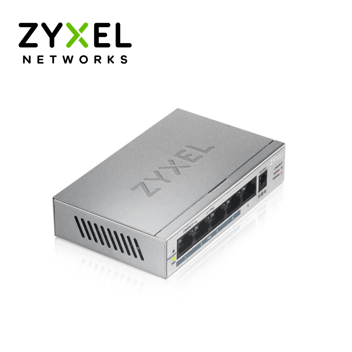 Zyxel GS1005HP Switch 5 Cổng PoE Gigabit Unmanaged
