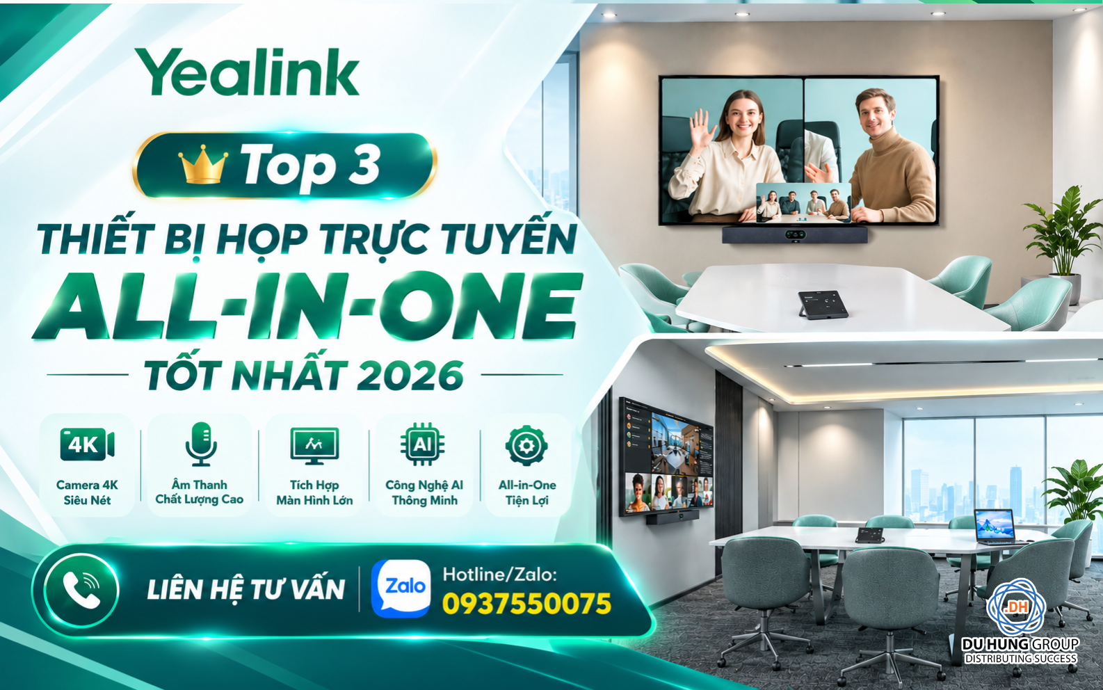 Top 3 Thiết Bị Họp Trực Tuyến All-in-One Tốt Nhất 2026