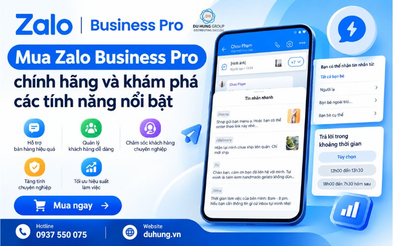 Tìm hiểu Zalo Business Pro chính hãng và những tính năng đáng chú ý