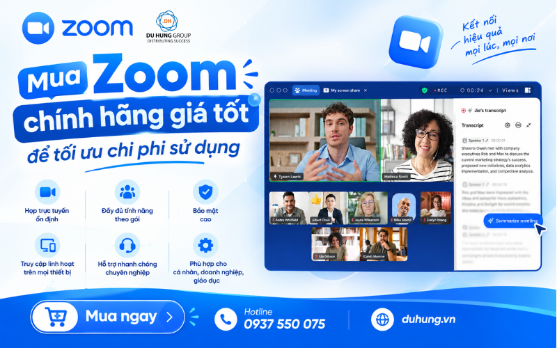 Zoom chính hãng giá tốt – Giải pháp tiết kiệm cho doanh nghiệp