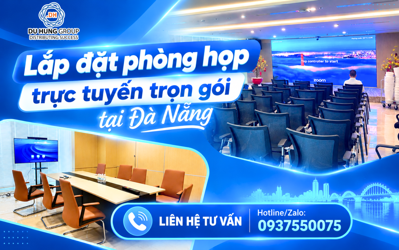 Lắp đặt thiết bị hội nghị truyền hình trọn gói tại Đà Nẵng