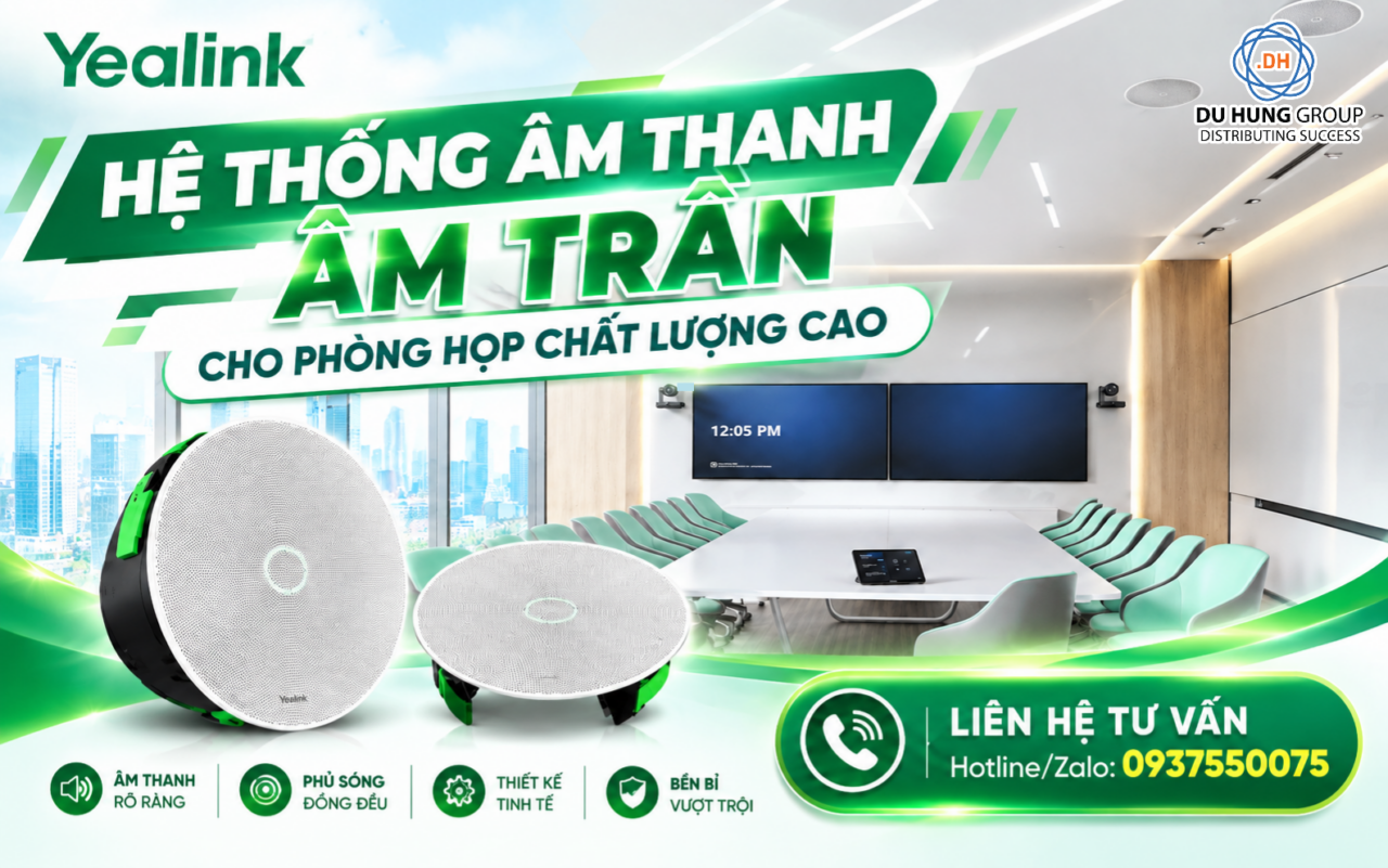 Hệ thống âm thanh âm trần cho phòng họp chất lượng cao