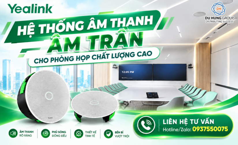 Hệ thống âm thanh âm trần cho phòng họp chất lượng cao