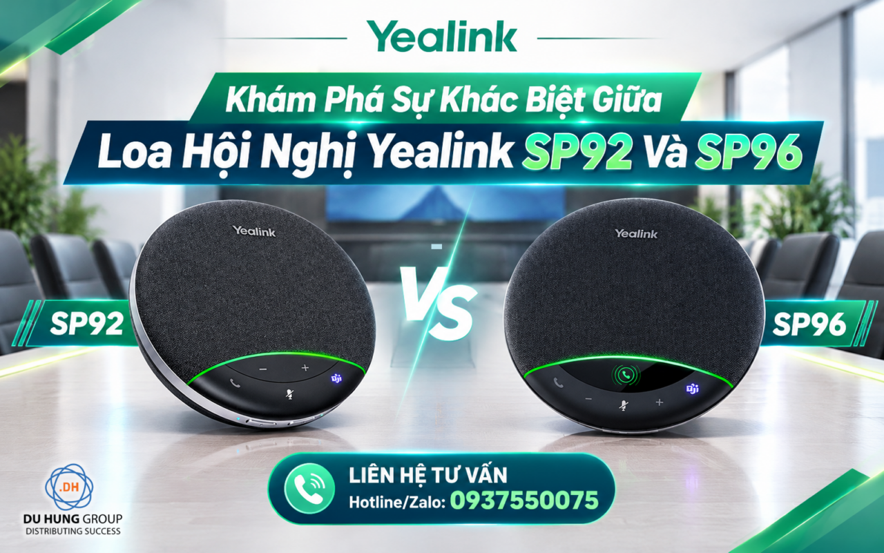 Khám Phá Sự Khác Biệt Giữa Loa Hội Nghị Yealink SP92 Và SP96