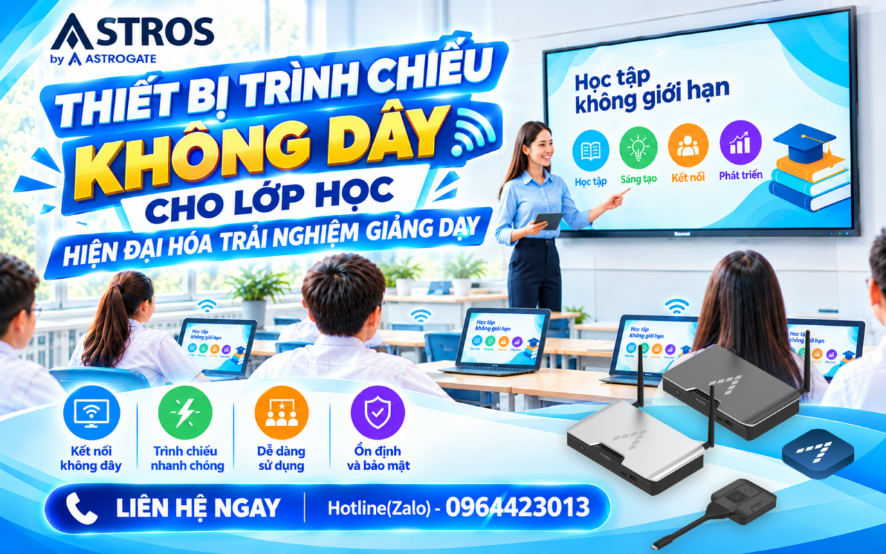 Thiết Bị Trình Chiếu Không Dây Cho Lớp Học Hiện Đại Hóa Trải Nghiệm Giảng Dạy (1)