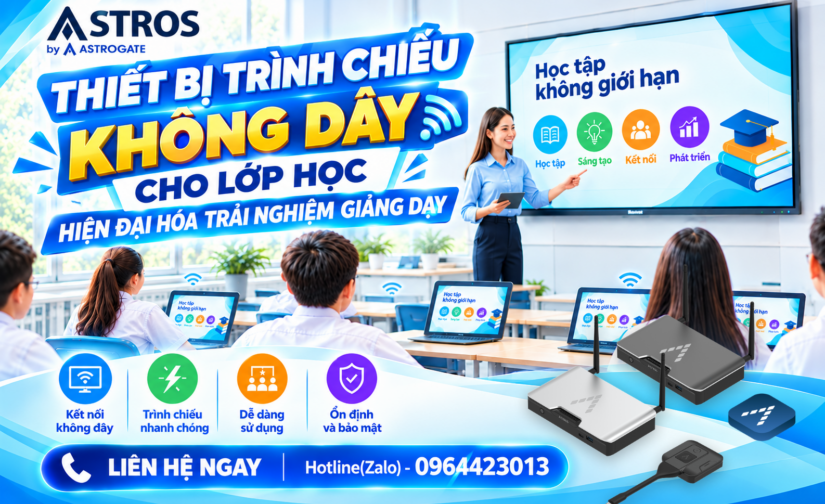 Thiết Bị Trình Chiếu Không Dây Cho Lớp Học Hiện Đại Hóa Trải Nghiệm Giảng Dạy (1)