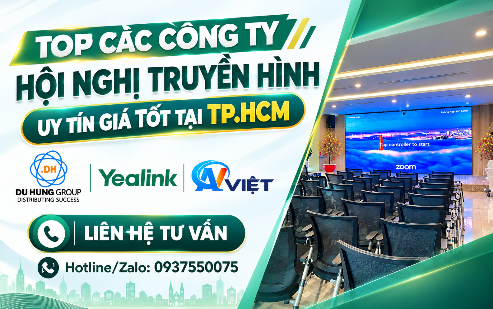 Top các công ty hội nghị truyền hình uy tín giá tốt tại TP.HCM