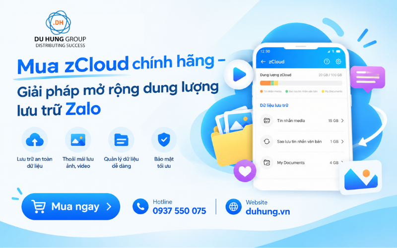 Mua zCloud dễ dàng và lựa chọn gói lưu trữ phù hợp