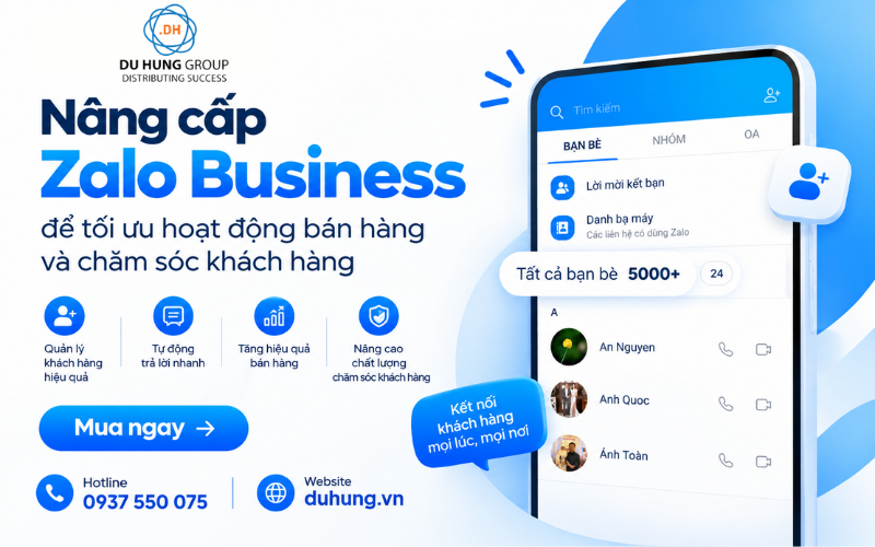 Vì sao nên nâng cấp Zalo Business khi kinh doanh online?